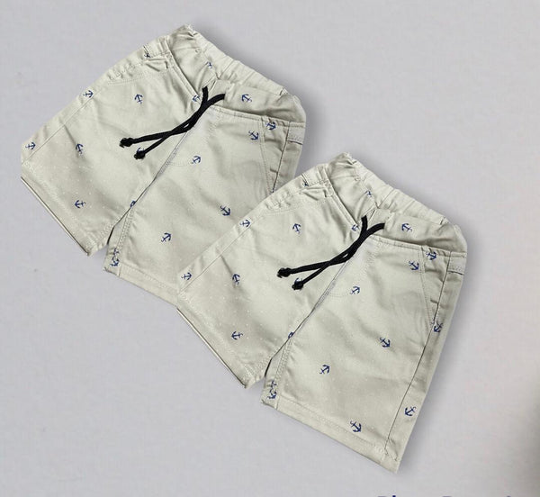 Boys Cotton Print Shorts