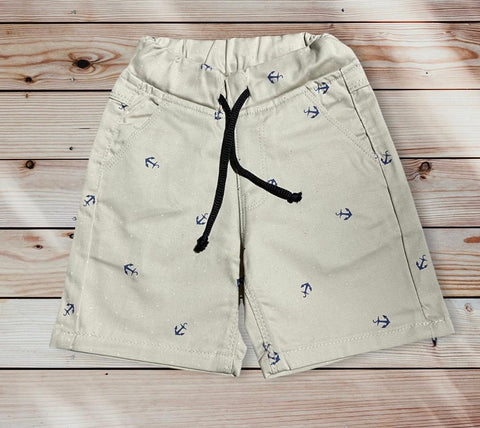 Boys Cotton Print Shorts